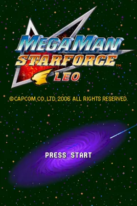 Mega Man Star Force - Leo (USA) screen shot title